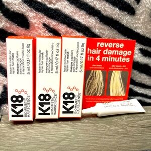 Set of 3 K18 Leave-in Molecular Repair Hair Mask